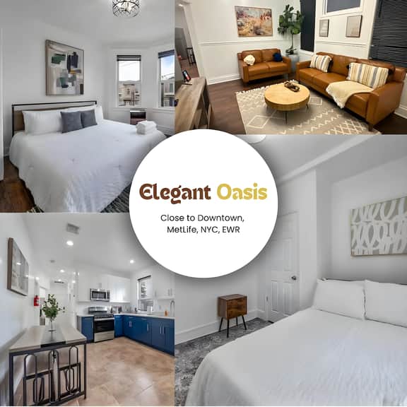 Bright 3BR Home in NYC, Near Downtown & NYC, EWR